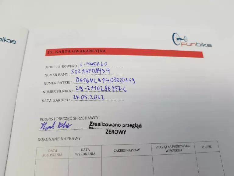 ROWER ELEKTRYCZNY FUNBIKE E-POWER 6.0 21 AKCESORI