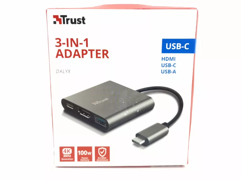 TRUST DALYX 3-IN-1 USB-C ADAPTER