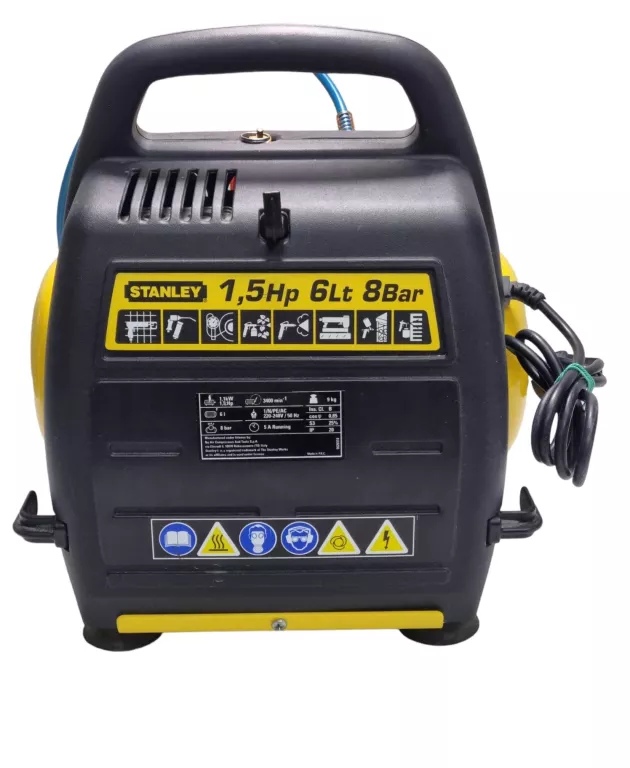 KOMPRESOR BEZOLEJOWY STANLEY 6 L 1100 W 1,5 KM