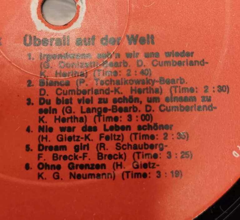 PŁYTA WINYLOWA FREDDY BRECK UBERALL AUF DER WELT
