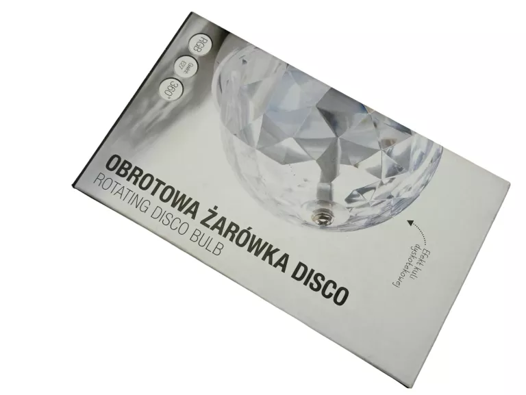 ŻARÓWKA DISCO OBROTOWA RGB