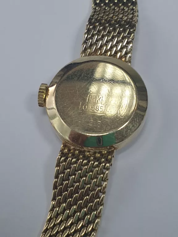ZŁOTY ZEGAREK 585 18,5 CM