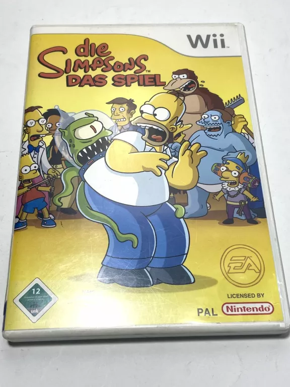 GRA NINTENDO WII THE SIMPSON