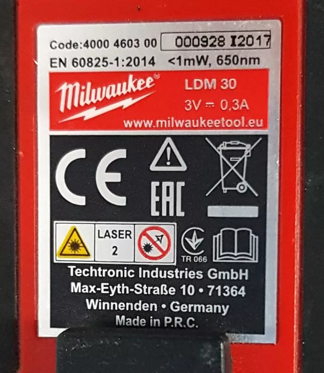 DALMIERZ MILWAUKEE LDM 30