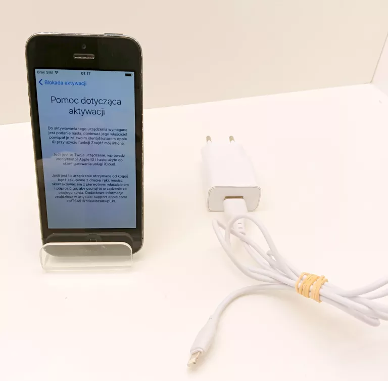 TELEFON IPHONE 5 ZABLOKOWANY ICLOUDE