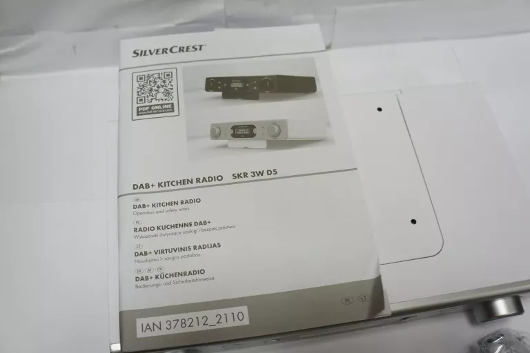 JAK NOWE RADIO KUCHENNE SILVERCREST DAB+ SKR 3W D