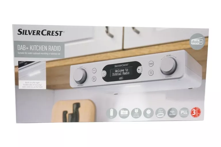 JAK NOWE RADIO KUCHENNE SILVERCREST DAB+ SKR 3W D
