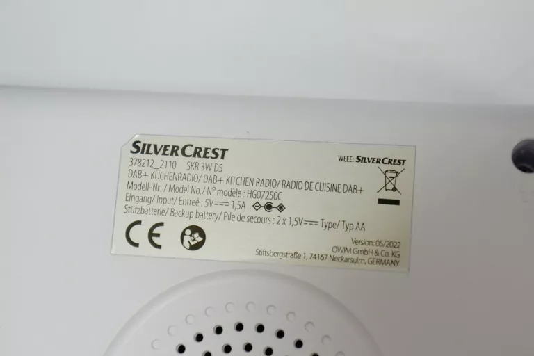 JAK NOWE RADIO KUCHENNE SILVERCREST DAB+ SKR 3W D