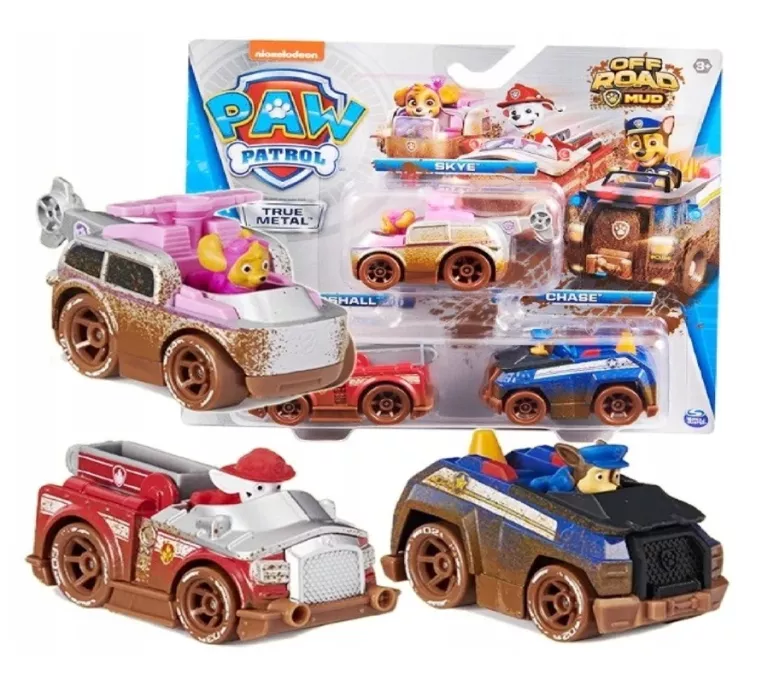 PSI PATROL ZESTAW 3 METALOWE AUTA DIE CAST OFFROA