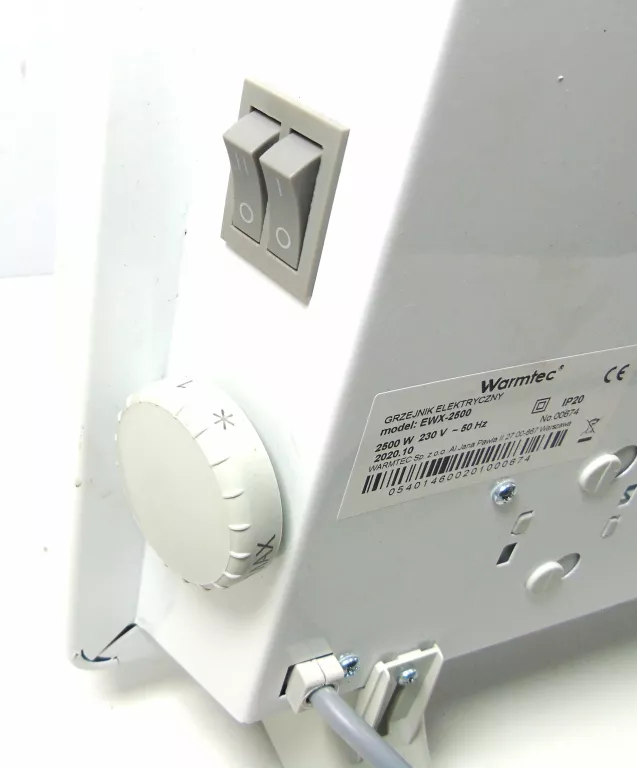 ELEKTRYCZNY GRZEJNIK PRZENOŚNY WARMTEC EWX-2500W