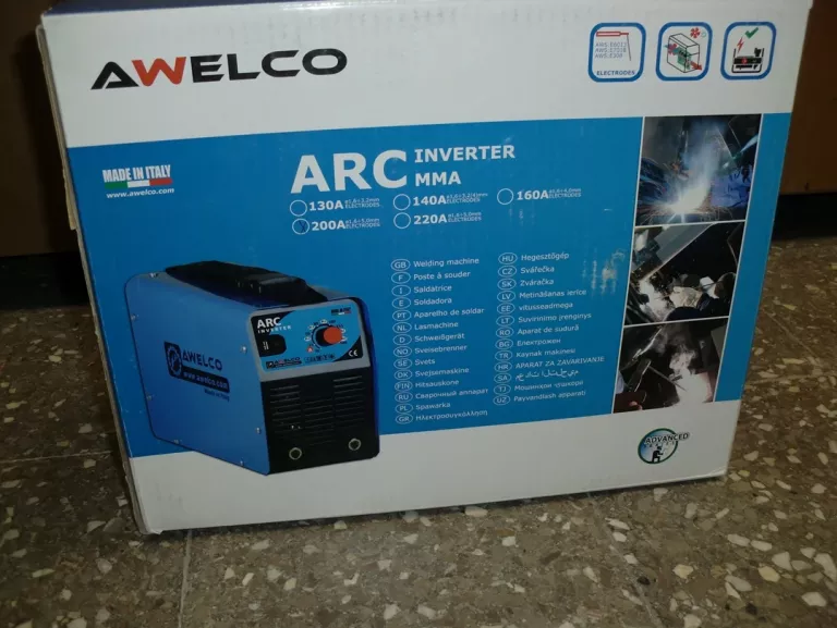 SPAWARKA INWERTOROWA AWELCO ARC 200A PUDEŁKO