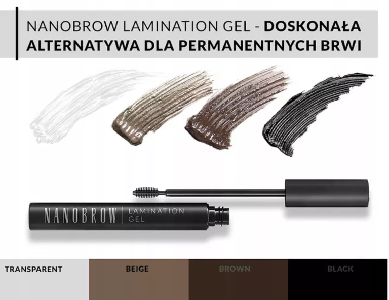 ŻEL DO BRWI BEŻOWY - NANOBROW LAMINATION GEL