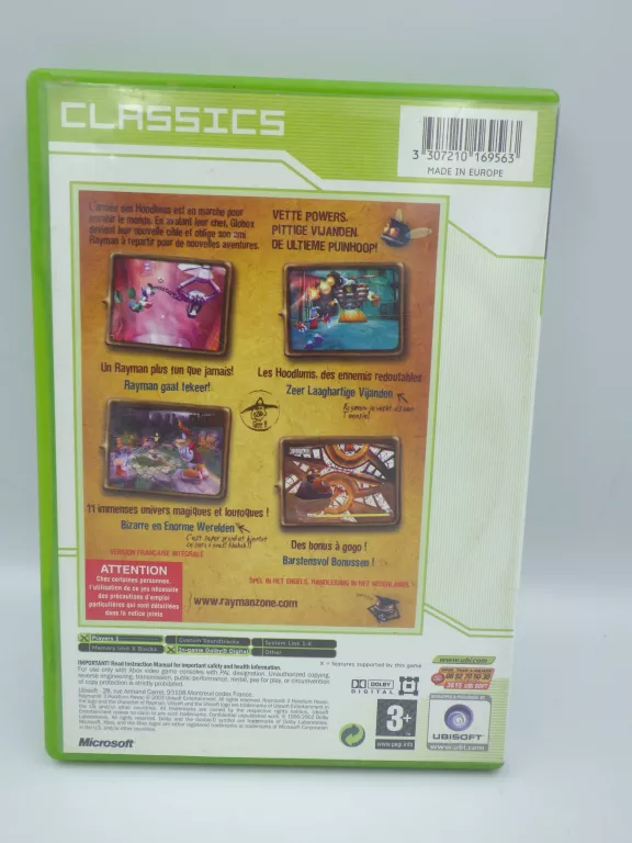 XBOX CLASIC RAYMAN 3 HOODLUM HAVOC