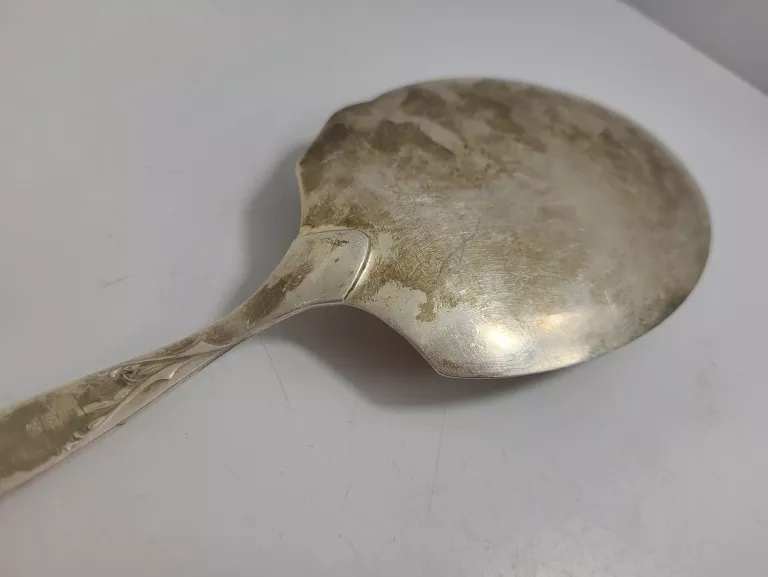 POSREBRZANA 90MIKRONAMI SREBRA ŁYŻKA 106,81G
