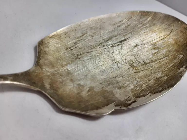 POSREBRZANA 90MIKRONAMI SREBRA ŁYŻKA 106,81G