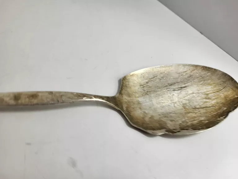 POSREBRZANA 90MIKRONAMI SREBRA ŁYŻKA 106,81G