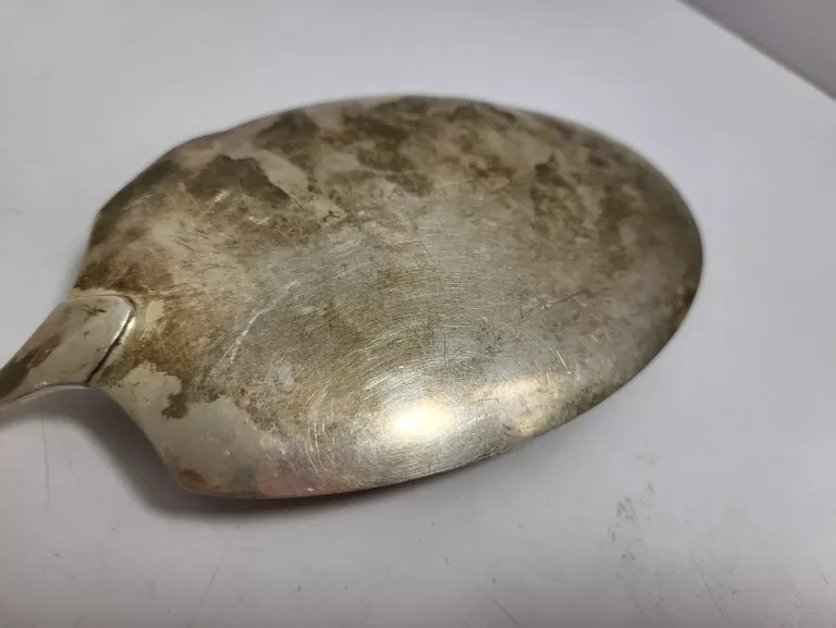 POSREBRZANA 90MIKRONAMI SREBRA ŁYŻKA 106,81G