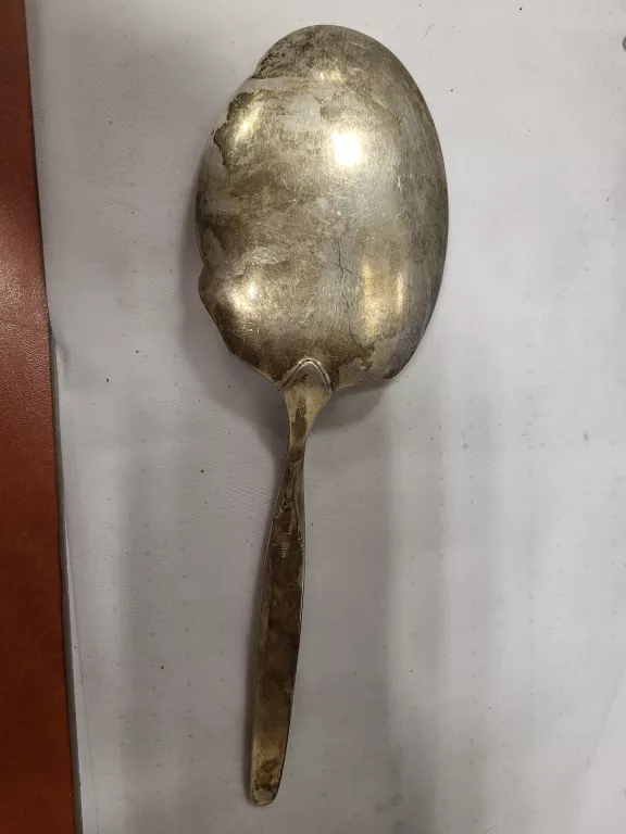 POSREBRZANA 90MIKRONAMI SREBRA ŁYŻKA 106,81G