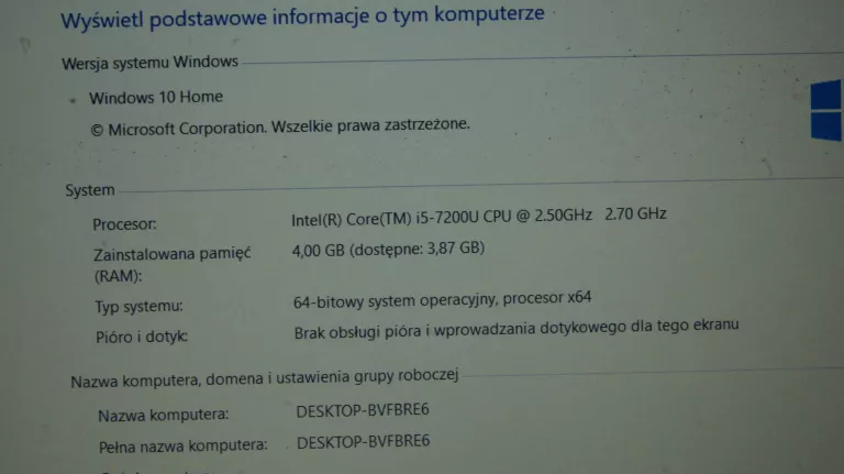 ACER ASPIRE F5 573 I5-7200U/4GB/GEFORCE 940MX/WIN