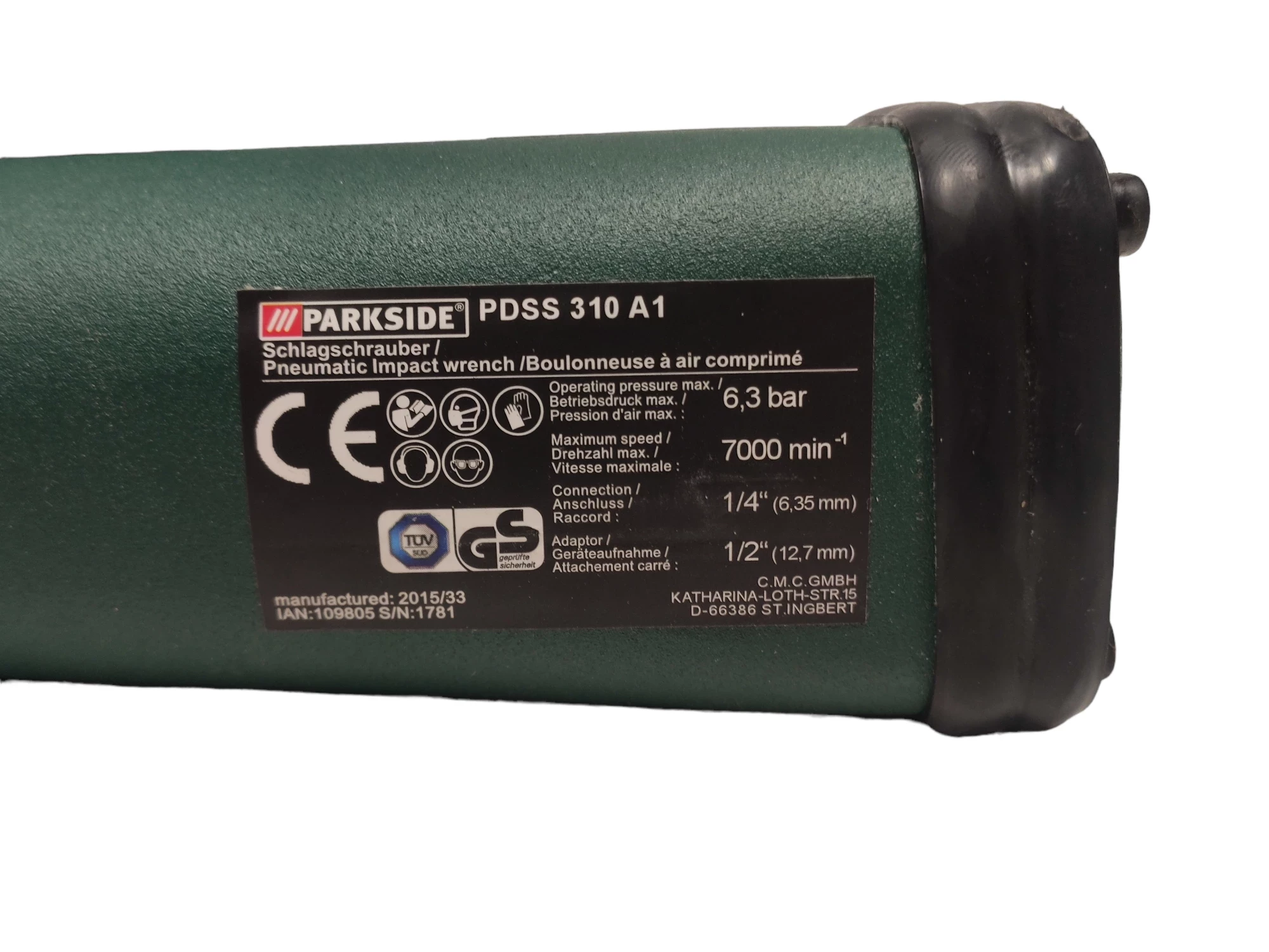 klucz-pneumatyczny-parkside-pdss-310-a1-zasilanie-pneumatyczne