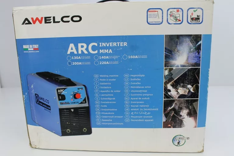 SPAWARKA INWERTEROWA AWELCO ARC 200 STAN FABRYCZN