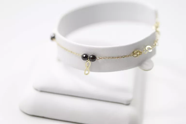 bransoletka-nowa-333-nieskonczonosc-czarne-kulki-rodzaj-2205-2