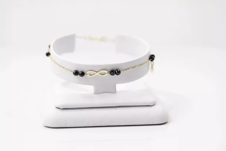 bransoletka-nowa-333-nieskonczonosc-czarne-kulki-stan-11323-1