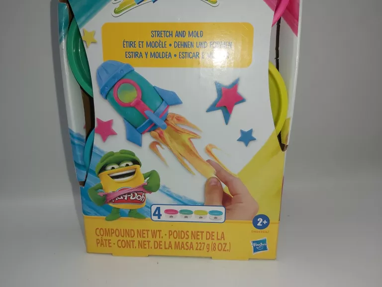 ZESTAW MAS PLASTYCZNYCH PLAYDOH ELASTIX BRIGHT