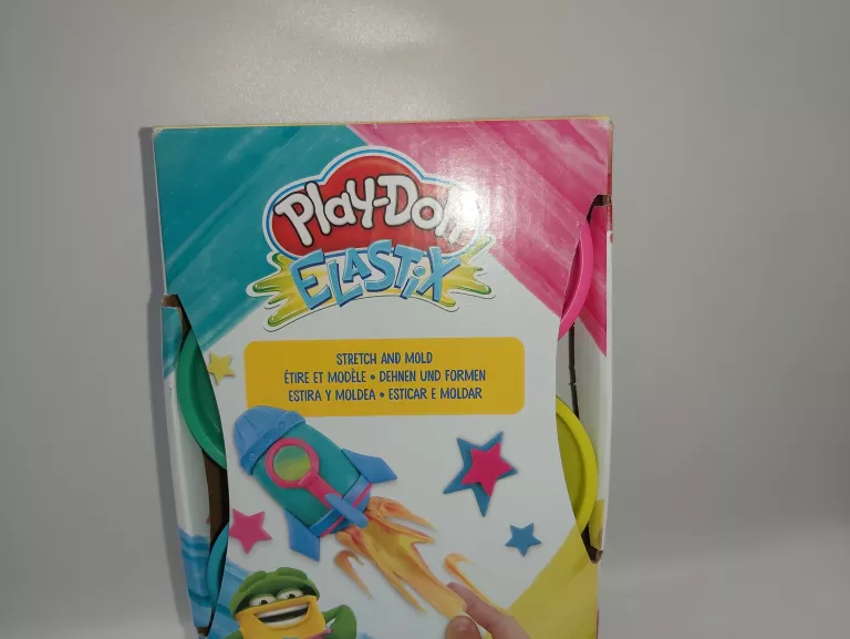 ZESTAW MAS PLASTYCZNYCH PLAYDOH ELASTIX BRIGHT
