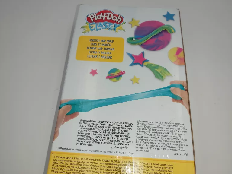 ZESTAW MAS PLASTYCZNYCH PLAYDOH ELASTIX BRIGHT