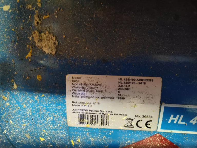 KOMPRESOR AIRPRESS HL 425-100 /8BA/3KM/ *OKAZJA*