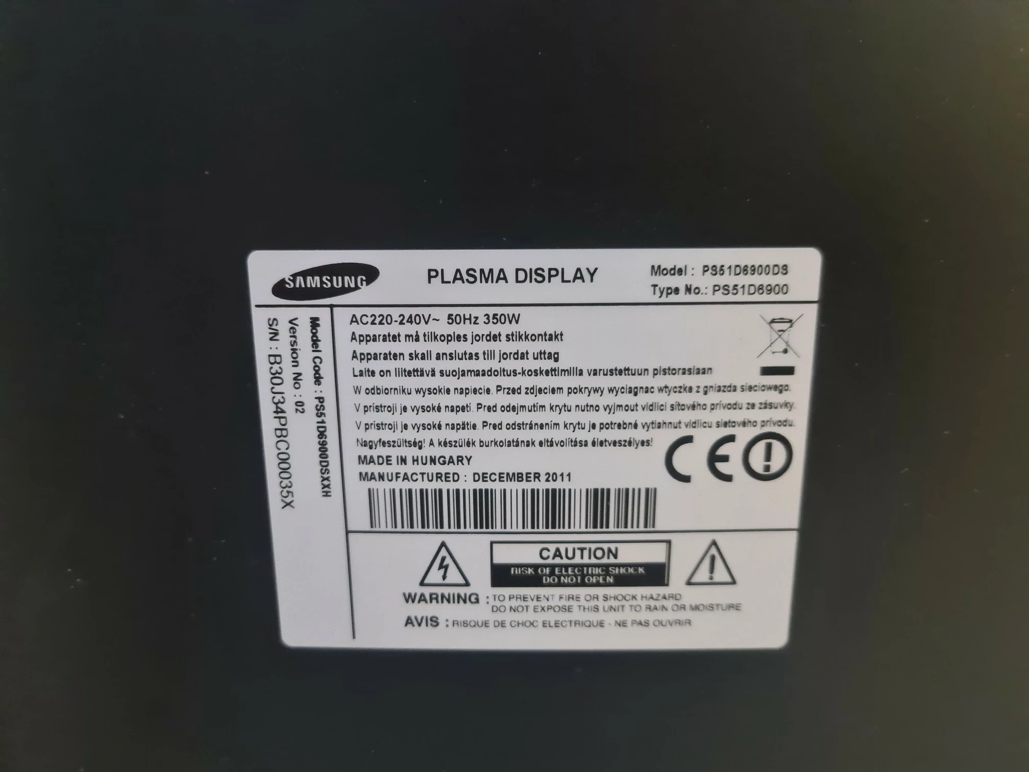telewizor-samsung-ps51d6900-51-cali-brak-pilota-przekatna-ekranu-cale-51