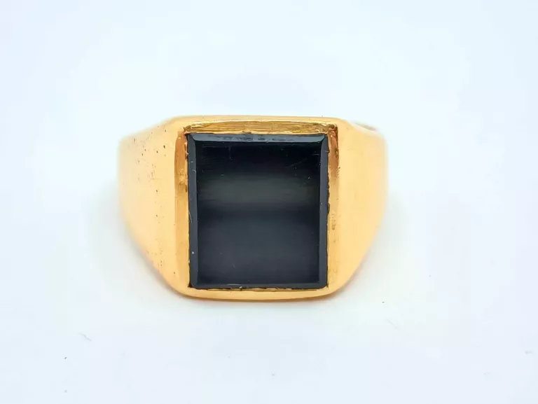 PIĘKNY ZŁOTY SYGNET 750 18K R20 7,79G