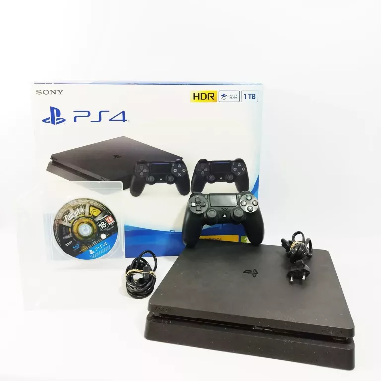 KONSOLA PS4 SLIM 1TB + PAD + GRA FALLOUT 4
