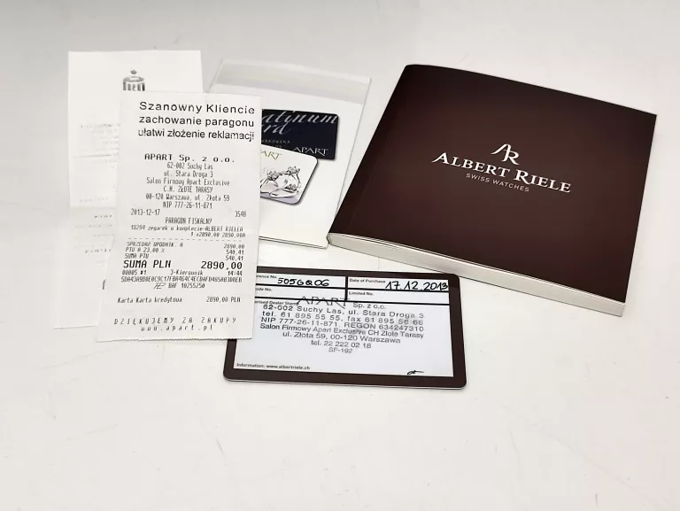 ZEGAREK MĘSKI ALBERT RIELE PREMIERE 505GQ06 #KPLT
