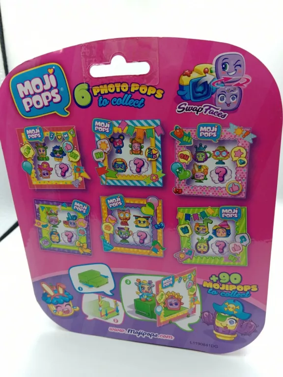 MOJI POPS ZESTAW PHOTO POP FOTOBUDKA - 4 FIGURKI