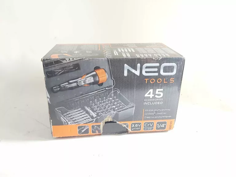 WKRĘTAK AKUMLATOROWY NEO TOOLS 04-200