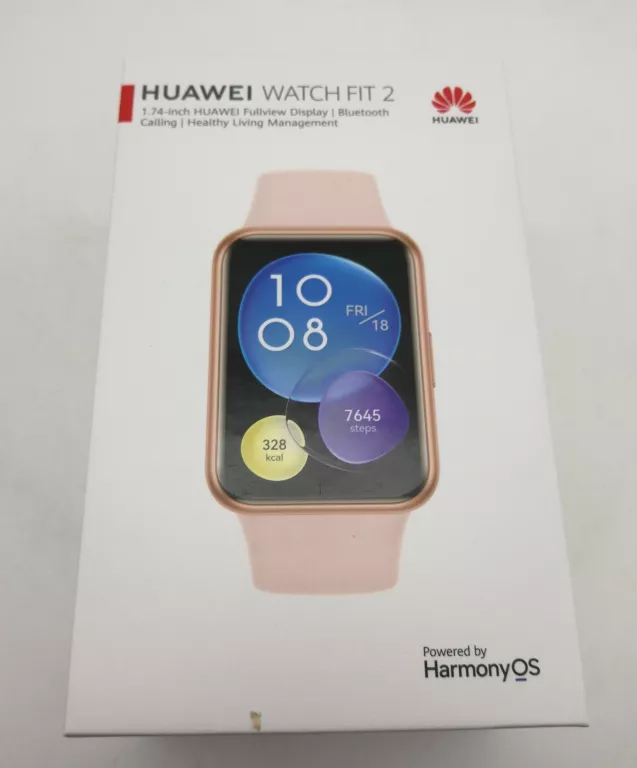 SMARTWATCH HUAWEI WATCH FIT 2 RÓŻOWY KOMPLET