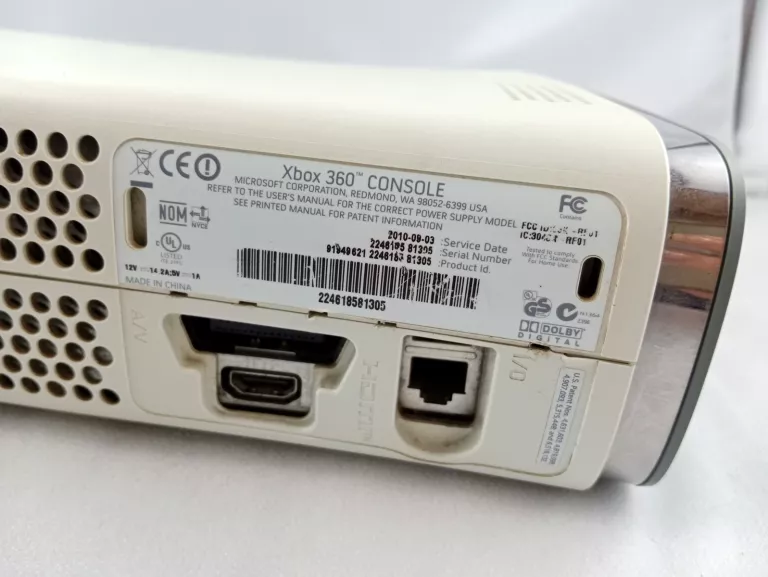 KONSOLA XBOX 360 120GB PAD - CDROM NIE DZIAŁA