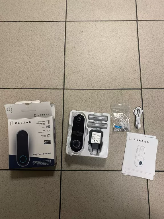 CEEZAM WIFI VIDEO DOORBELL KOMPLET