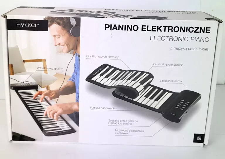 PIANINO ELEKTRYCZNE ZE-0126 JAK NOWE ZAPLOMBOWANE