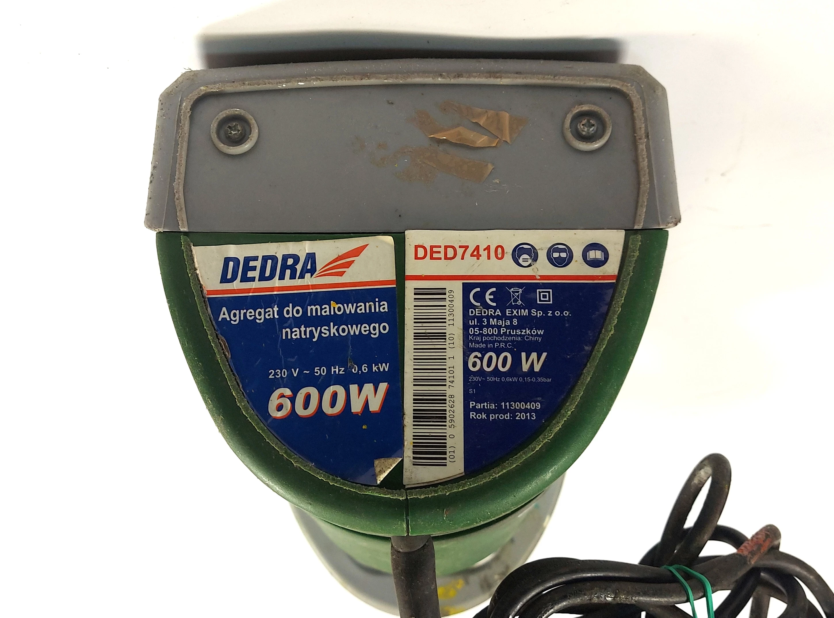 agregat-malarski-dedra-hvlp-ded7410-600w-stan-uzywany