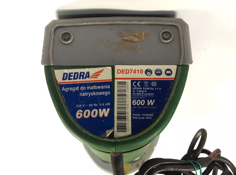 agregat-malarski-dedra-hvlp-ded7410-600w-stan-uzywany