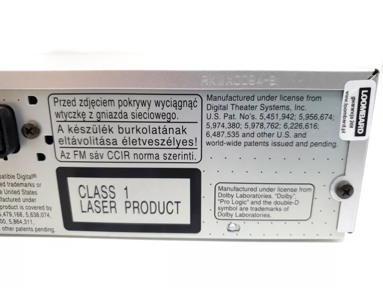 KINO DOMOWE PANASONIC SA-HT520 5.1 SUBWOOFER