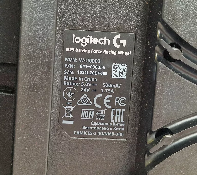 KIEROWNICA LOGITECH G29