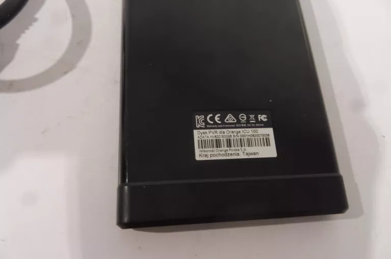 DYSK ZEWNĘTRZNY HDD ADATA HV620
