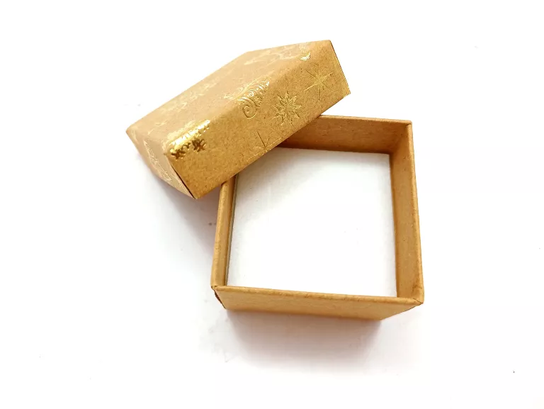 PUDEŁKO ŚWIĄTECZNE XS CHOINKA ZŁOTA/5 CM/3,5 CM/