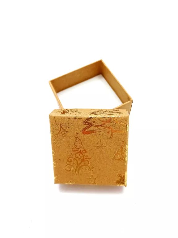 PUDEŁKO ŚWIĄTECZNE XS CHOINKA ZŁOTA/5 CM/3,5 CM/