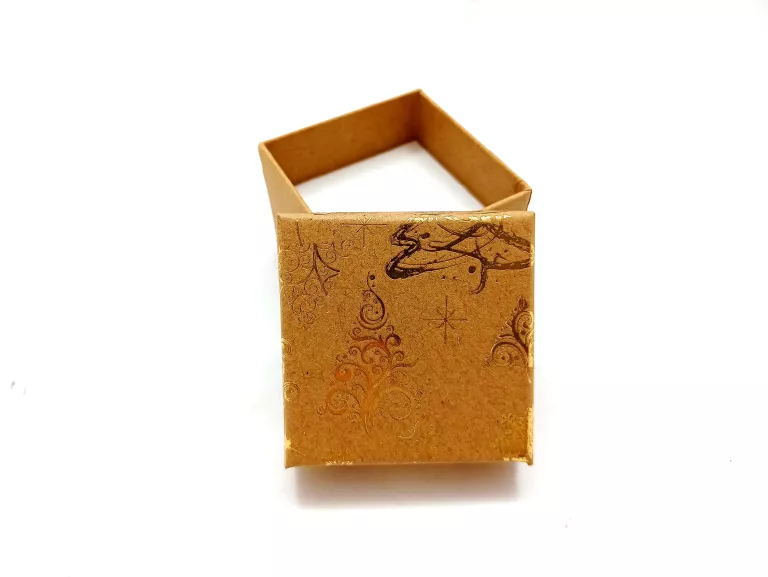 PUDEŁKO ŚWIĄTECZNE XS CHOINKA ZŁOTA/5 CM/3,5 CM/