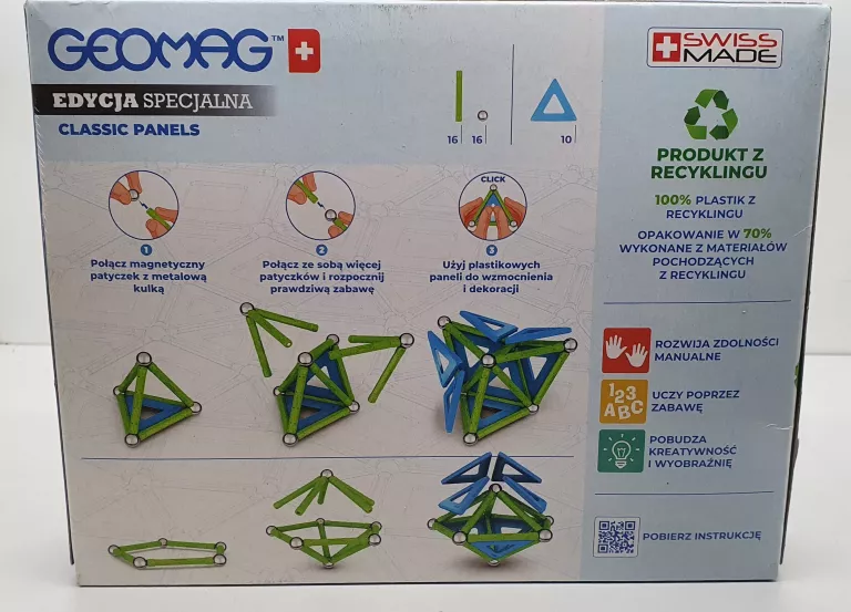 KLOCKI MAGNETYCZNE GEOMAG CLASSIC PANELS - 42 EL